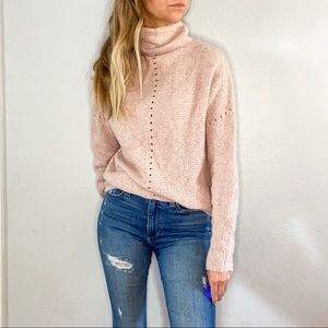 Funnel neck sweater